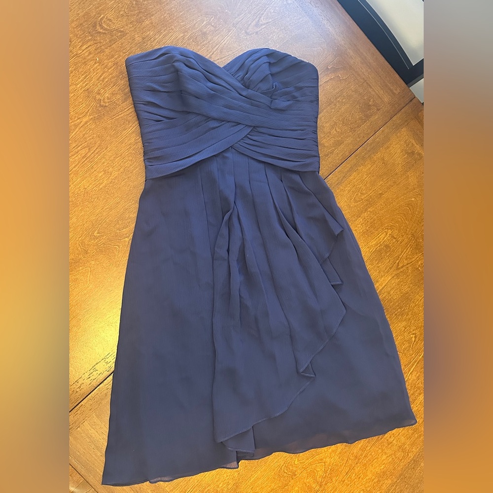 David's Bridal Strapless Dress